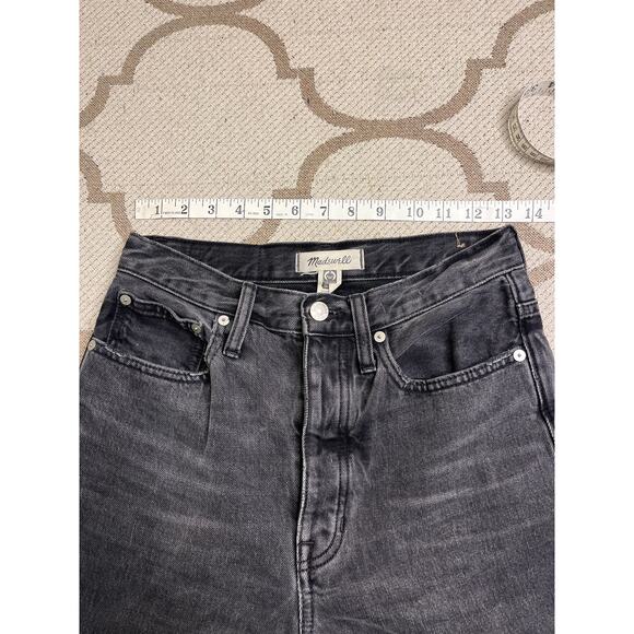 Madewell Balloon Button fly Jeans in Noll Wash, size 24, style: md690 - Picture 7 of 16
